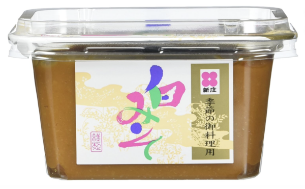 Shinjyo Shiro Miso - Light Miso Soup Paste from Japan - Ideal for Cooking Miso Soup or Seasoning Dressings & Light Marinades - 1 x 300g