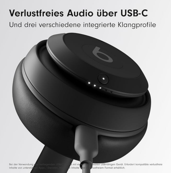 Beats Studio Pro – Komplett Kabellose Bluetooth Noise Cancelling Kopfhörer – Personalisiertes 3D Audio, USB-C verlustfreies Audio, Apple & Android Kompatibilität - Schwarz - Image 5
