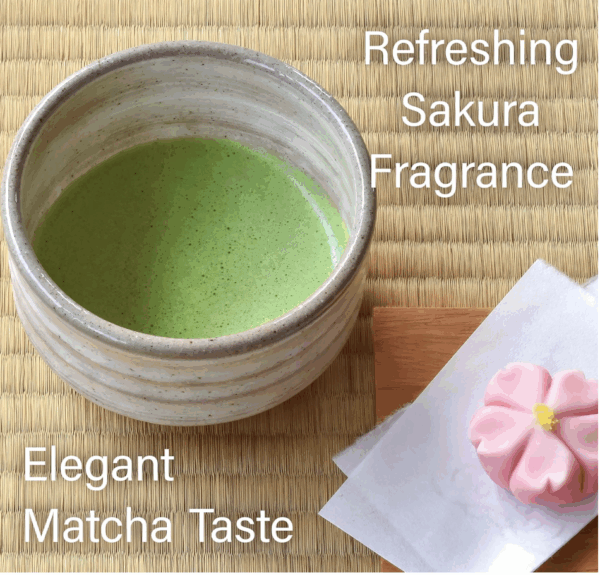 YAMASAN KYOTO UJI Matcha Green Tea Powder with Cherry Blossom Tea, Japanese Drinks, Japanese Food, Culinary Grade (100g) - Image 4